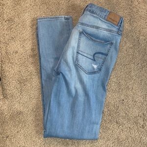 American eagle super stretch skinny jeans size 8